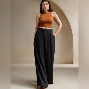 💫SHEIN💫 Wide Leg Pleated Trousers
